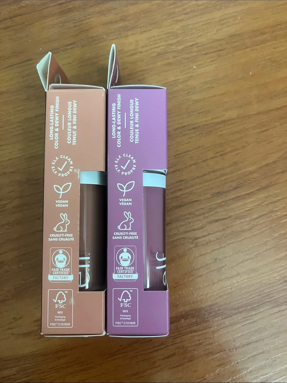 e.l.f. Camo Liquid Blush Duo - in Peach Perfect & Bold-Faced Lilac